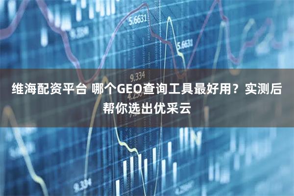 维海配资平台 哪个GEO查询工具最好用？实测后帮你选出优采云